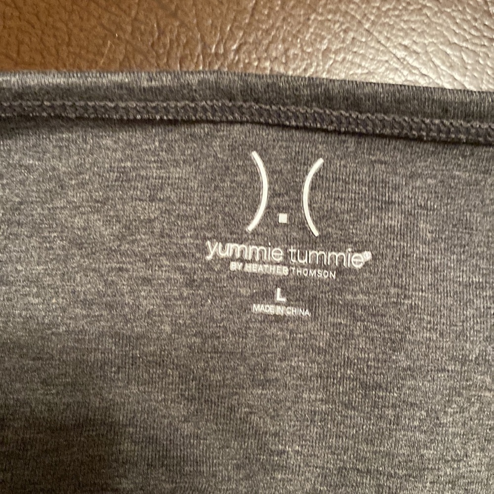 Yummie Tummie gray full length womens leggings size large - Picture 3 of 6